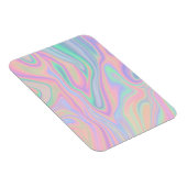 液体虹彩色ユニコーンカラーデザイン マグネット (右側)