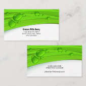 液体蜂蜜琥珀グラデーション 名刺 (正面/裏面)