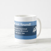 液体見つけられなかった404 コーヒーマグカップ (正面右)