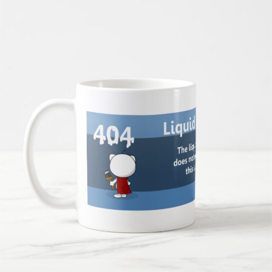 液体見つけられなかった404 コーヒーマグカップ (左)