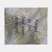 液体金ゴールドフリースブランケット フリースブランケット (正面(横))