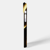 液体金ゴールド光沢のある金属の渦 Case-Mate iPhoneケース (裏面 / 左)