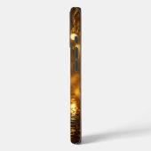 液体金ゴールド：夕暮れ時の都市雨 Case-Mate iPhoneケース (裏面 / 左)