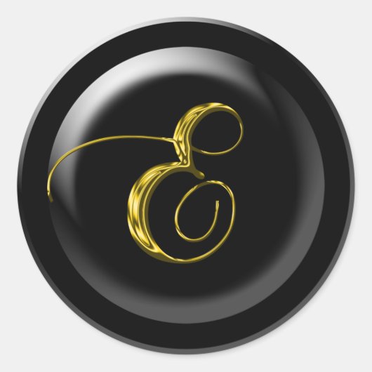 液体金ゴールドE ラウンドシール (正面)