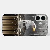 液体金属の煌きを纏ったコンドルペンダント Case-Mate iPhoneケース (裏面 (横))