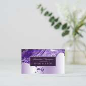 液体金属パープル  名刺 (スタンド正面)