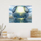 液体金属球ポスター ポスター (キッチン)