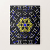 液体金属金ゴールドとマンデラ銀 ジグソーパズル (縦)