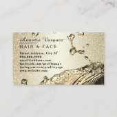 液体金属金ゴールドロイヤリティカード 名刺 (裏面)