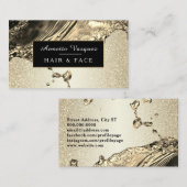 液体金属金ゴールド名刺 名刺 (正面/裏面)