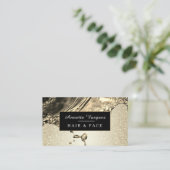 液体金属金ゴールド名刺 名刺 (スタンド正面)