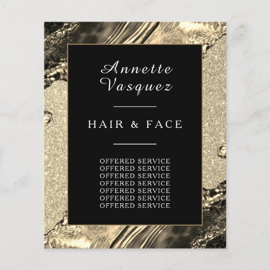 液体金属金ゴールド チラシ (正面)