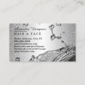 液体金属銀ロイヤリティカード 名刺 (裏面)