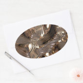 液体金属 楕円形シール (封筒)