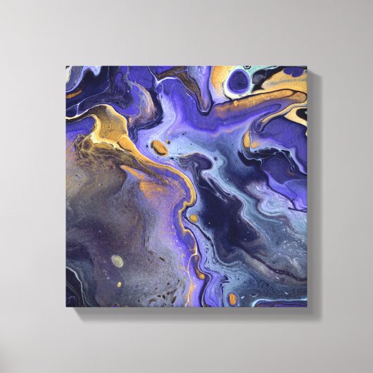 液体銀河系1 キャンバスプリント (正面)