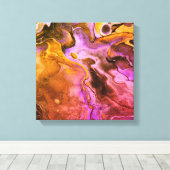 液体銀河系2 キャンバスプリント (インサイチュ (ウッドフロア))