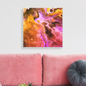 液体銀河系2 キャンバスプリント (インサイチュ (リビング))