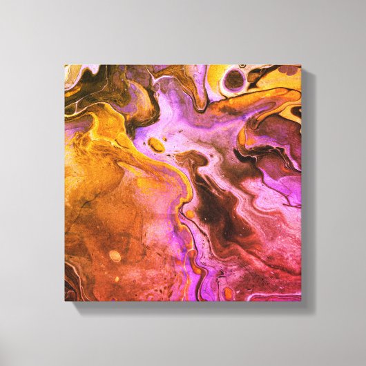 液体銀河系2 キャンバスプリント (正面)