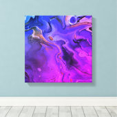 液体銀河系3 キャンバスプリント (インサイチュ (ウッドフロア))