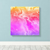 液体銀河系4 キャンバスプリント (インサイチュ (ウッドフロア))