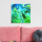 液体銀河系5 キャンバスプリント (インサイチュ (リビング))