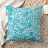 液体青白抽象芸術装飾用クッション クッション (ブランケット)