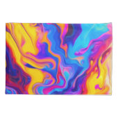 液体鮮やかアートワーク 枕カバー (裏面)