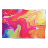 液体鮮やかアートワーク 枕カバー (裏面)