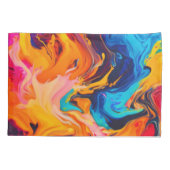 液体鮮やかアートワーク 枕カバー (裏面)