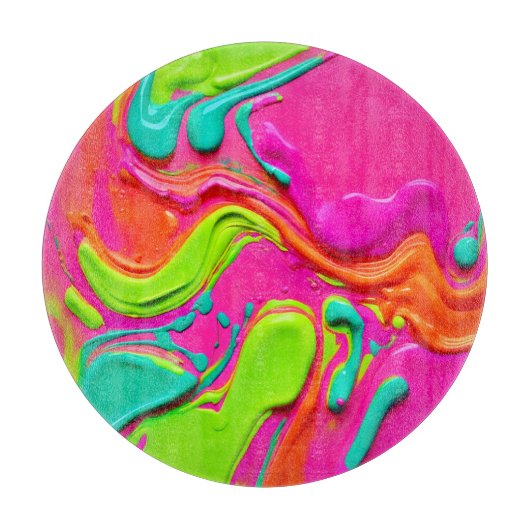 液体鮮やか絵を描 カッティングボード (正面)