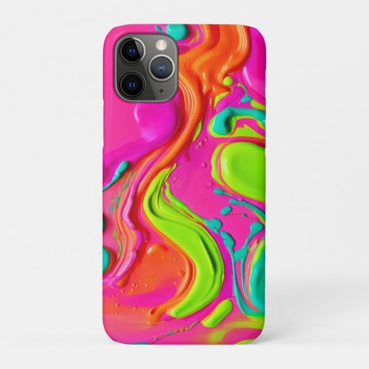 液体鮮やか絵を描 Case-Mate iPhoneケース (裏)