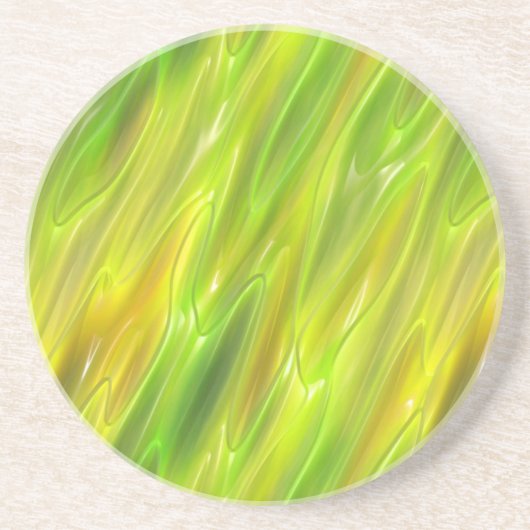 液体黄色 コースター (正面)