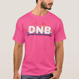 液体Dnbレトロ音波ドラム及びバスレーブシャー Tシャツ