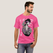 液体Dnb音楽液体ジャングルEdmドラムとベース Tシャツ (正面フル)