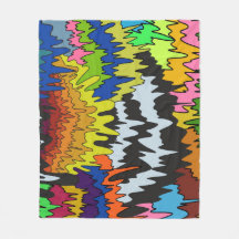 液滴溝カラフル状ストライプトリップ（幻覚体験）のような模様