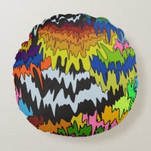 液滴溝カラフル状ストライプトリップ（幻覚体験）のような模様