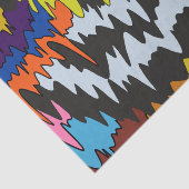 液滴溝カラフル状ストライプトリップ（幻覚体験）のような模様 薄葉紙 (詳細)