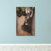 液滴 キャンバスプリント (インサイチュ (ウッドフロア))