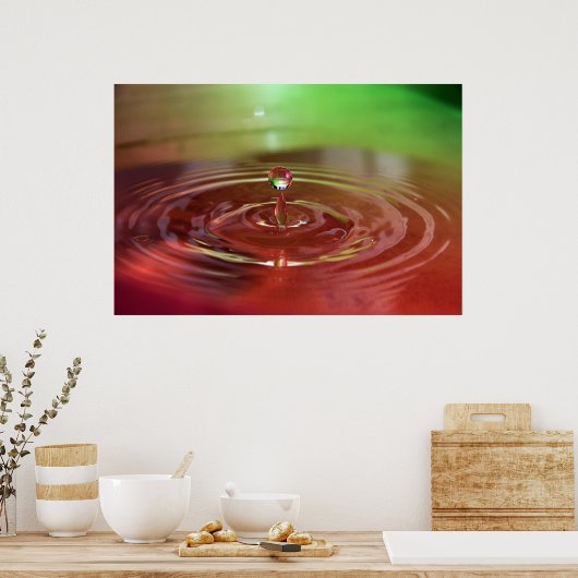 液滴 ポスター (キッチン)