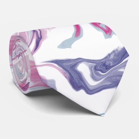 液状アクリル系流体アートネクタイ – 抽象芸術注ぎ ネクタイ (ロール)