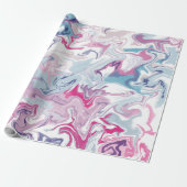 液状アクリル系流体アートラッピング紙-抽象芸術 ラッピングペーパー (アンロールド)