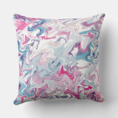 液状アクリル系流体アート装飾用クッション-抽象芸術 クッション (裏面)