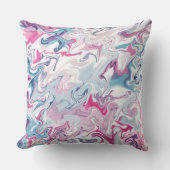 液状アクリル系流体アート装飾用クッション-抽象芸術 クッション (正面)
