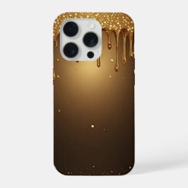 💛 液状ゴールドドリップエレガンスギラギララグジュアリー✨👑 iPhone 15 PROケース
