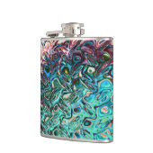 液状ブルーゲル抽象芸術 フラスク (左)