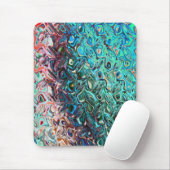 液状ブルーゲル抽象芸術 マウスパッド (マウス)
