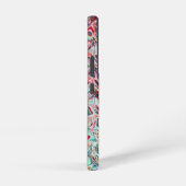 液状ブルーゲル抽象芸術 SAMSUNG GALAXYケース (右側面)