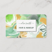 液状モダンアートアクリル 名刺 (正面)