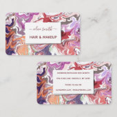 液状モダンアートアクリル 名刺 (正面/裏面)