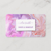 液状モダンアートアクリル 名刺 (正面)